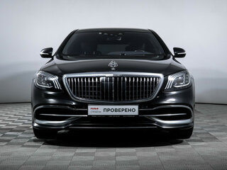 2018 Mercedes-Benz Maybach S-Класс 560 I (X222) Рестайлинг, чёрный, 5990000 рублей, вид 2