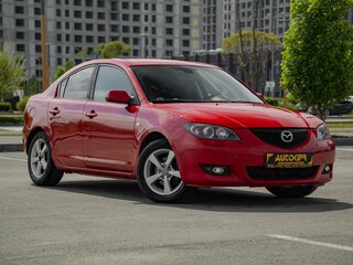 2005 Mazda 3 I (BK), красный, 389000 рублей, вид 1