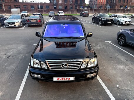 2005 Lexus LX 470 II Рестайлинг, чёрный, 1790000 рублей, вид 1
