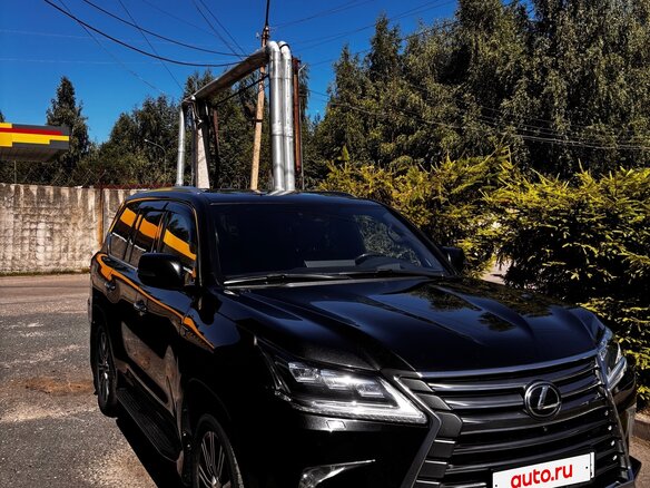 2020 Lexus LX 570 III Рестайлинг 2, чёрный, 8900000 рублей - вид 1