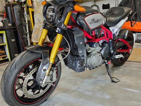 2022 Indian FTR 1200, красный, 1232654 рублей, вид 1