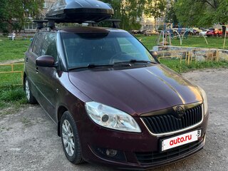 2011 Skoda Fabia II Рестайлинг, пурпурный, 430000 рублей, вид 1