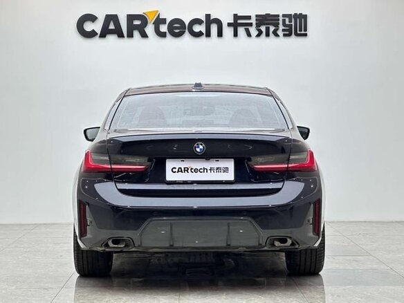 2022 BMW 3 серии 320Li VII (G2x) Рестайлинг, чёрный - вид 4