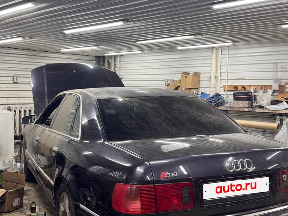1999 Audi A8 I (D2) Рестайлинг, фиолетовый, 520000 рублей - вид 2