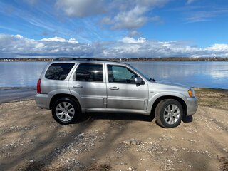 2004 Mazda Tribute I Рестайлинг, серебристый, 620000 рублей, вид 4