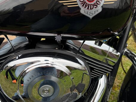 2003 Harley-Davidson Fat Boy, чёрный, 850000 рублей, вид 2