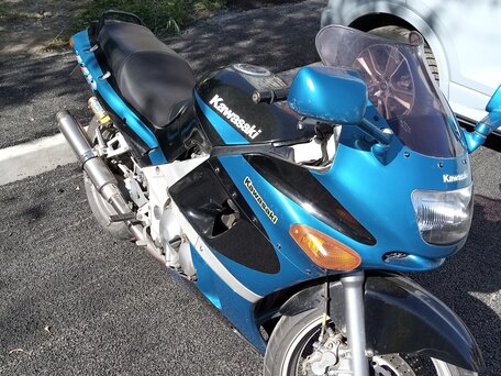 1994 Kawasaki ZZR 400, чёрный, 270000 рублей, вид 1