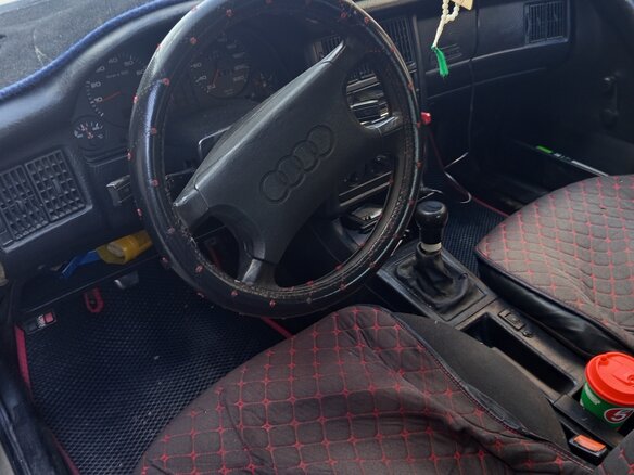1989 Audi 80 IV (B3), золотистый, 170000 рублей - вид 7
