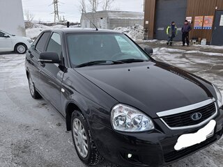 2011 Lada (ВАЗ) Priora I, чёрный, 345000 рублей, вид 3
