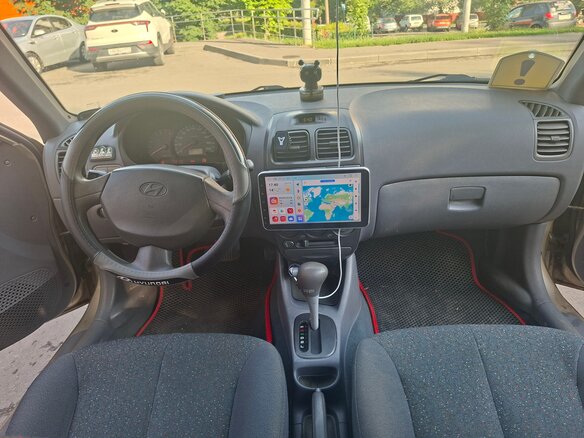 2007 Hyundai Accent ТагАЗ II, бежевый - вид 17