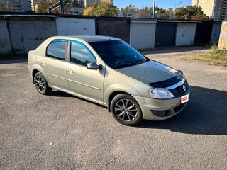 2011 Renault Logan I Рестайлинг, бежевый, 330000 рублей, вид 2
