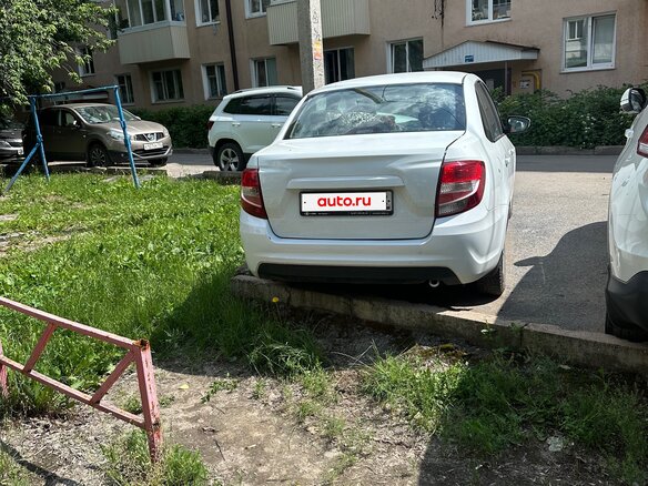 2022 Lada (ВАЗ) Granta I Рестайлинг, белый, 640000 рублей - вид 1