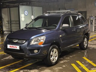 2009 Kia Sportage II Рестайлинг, синий, 850000 рублей, вид 1
