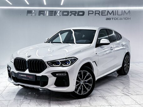 2021 BMW X6 40i III (G06), белый, 7550000 рублей, вид 1