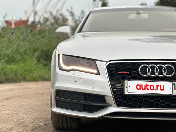 2014 Audi A7 I (4G), серебристый, 2100000 рублей - вид 3