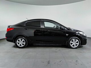 2014 Hyundai Solaris I, чёрный, 789500 рублей, вид 4