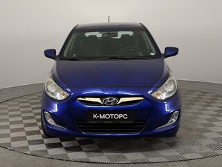 2013 Hyundai Solaris I, синий, 870000 рублей, вид 2