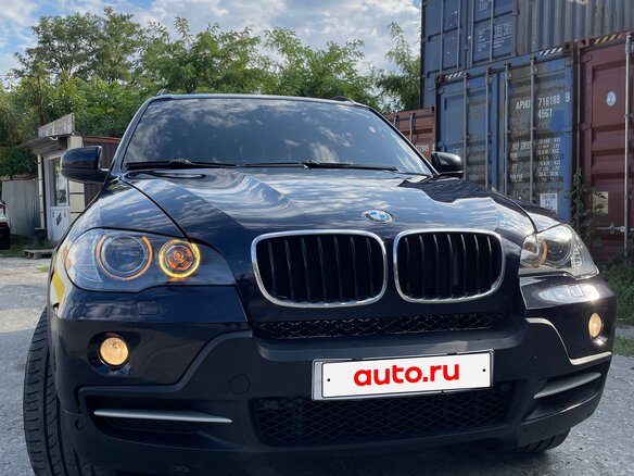 2007 BMW X5 48i II (E70), синий, 1099000 рублей - вид 7