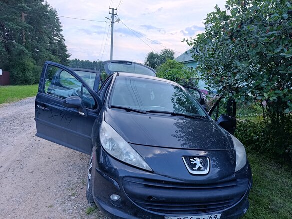 2009 Peugeot 207 I, чёрный