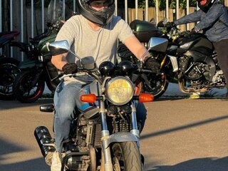 2001 Honda CB 400 Super Four, серебристый, 320000 рублей, вид 3