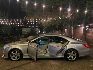 2015 Mercedes-Benz CLS 350 BlueTEC II (C218) Рестайлинг, серебристый, 4000000 рублей, вид 3