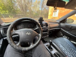 2008 Hyundai Sonata ТагАЗ IV (EF) Рестайлинг, чёрный, 230000 рублей, вид 5