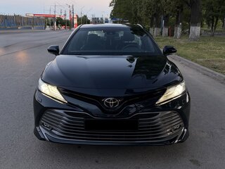 2018 Toyota Camry VIII (XV70), синий, 2720000 рублей, вид 2