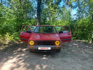 1991 Volkswagen Golf II, красный, 60000 рублей, вид 2