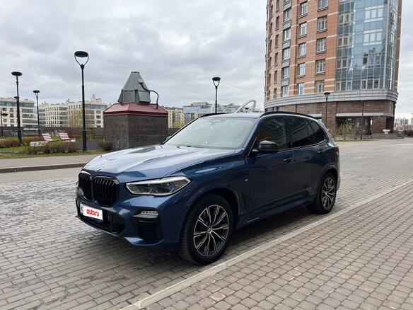 2021 BMW X5 30d IV (G05/G18), синий, 5500000 рублей