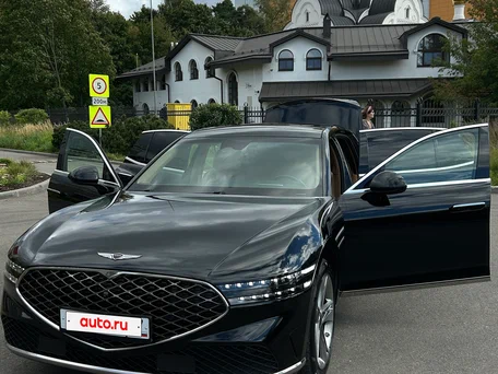 2021 Genesis G90 II, чёрный, 5800000 рублей, вид 5