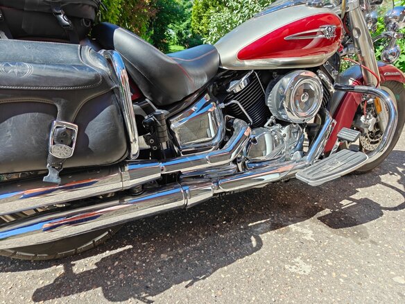 2004 Yamaha XVS1100, красный, 650000 рублей - вид 8