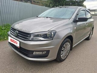 2020 Volkswagen Polo V Рестайлинг, серый, 665000 рублей, вид 2