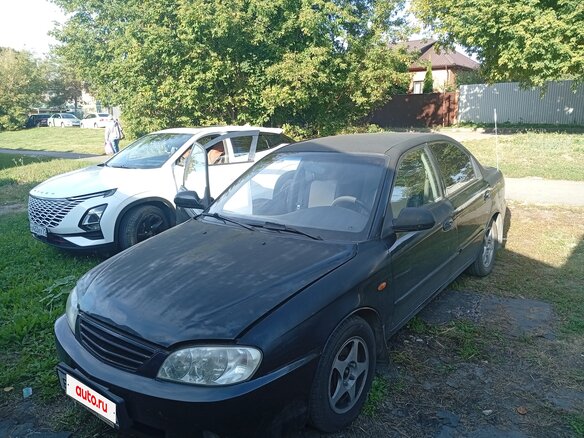 2006 Kia Spectra I Рестайлинг 2, чёрный, 330000 рублей