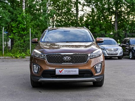2017 Kia Sorento III Prime, коричневый, 1918000 рублей, вид 3