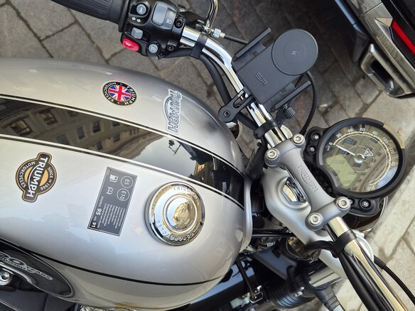 2025 Triumph Bonneville Speedmaster, серебристый, 1800000 рублей - вид 7