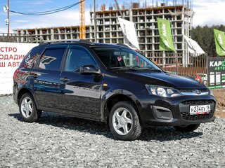 2017 Lada (ВАЗ) Kalina II, чёрный, 549000 рублей, вид 4