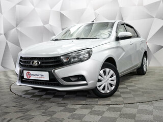 2018 Lada (ВАЗ) Vesta I, серебристый, 761000 рублей, вид 1