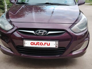 2013 Hyundai Solaris I, фиолетовый, 615000 рублей, вид 1
