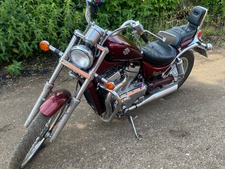 1994 Suzuki Intruder VS800, пурпурный, 350000 рублей, вид 2