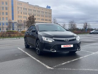 2017 Toyota Camry US Market VII (XV50) Рестайлинг, чёрный, 2520000 рублей, вид 2