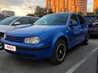 2002 Volkswagen Golf IV, синий, 295000 рублей, вид 2
