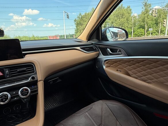 2022 Genesis G70 I Рестайлинг, синий - вид 16