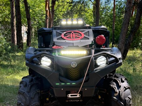 2019 Yamaha Grizzly 700, чёрный, 1350000 рублей, вид 3