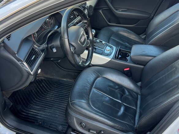 2014 Audi A6 IV (C7), белый, 1450000 рублей - вид 9