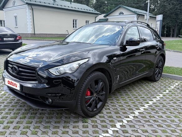 2013 Infiniti FX FX37 II (S51) Рестайлинг, чёрный