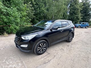 2013 Hyundai Santa Fe III, чёрный, 1380000 рублей, вид 1