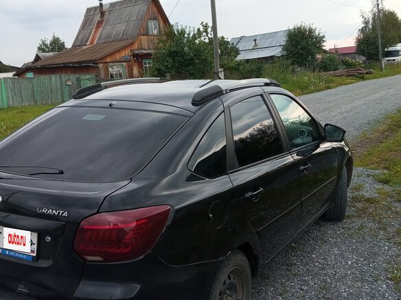 2017 Lada (ВАЗ) Granta I, чёрный, 493000 рублей - вид 3