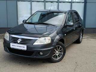 2010 Renault Logan I Рестайлинг, серый, 389000 рублей, вид 1