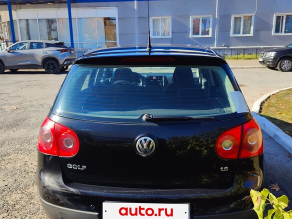 2007 Volkswagen Golf V, чёрный, 439000 рублей - вид 5