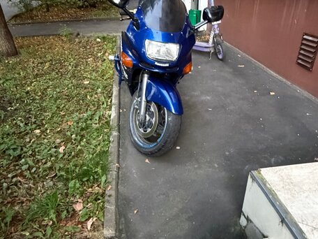 2005 Kawasaki ZZR 400, синий, 200000 рублей, вид 4